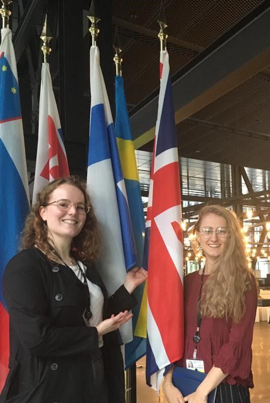  Flora Curtis, Trainee at the EFTA Court and a member of Lincoln’s Inn, and Georgie Rea, at the ECJ