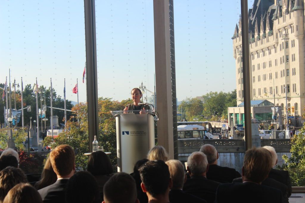  Master Rosalie Abella delivering her Treasurer’s Lecture at the National Arts Institute