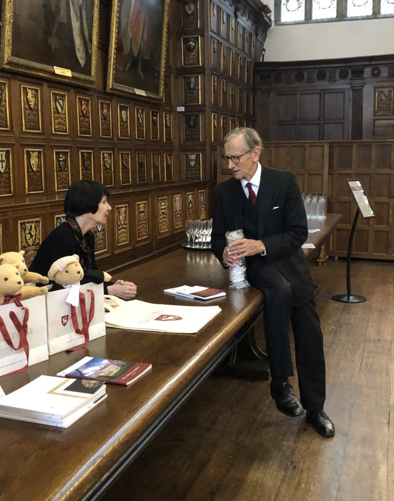 Sarah with Master Peter Cowell