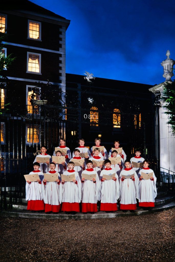 Temple Church Choir photoraphed in 1995