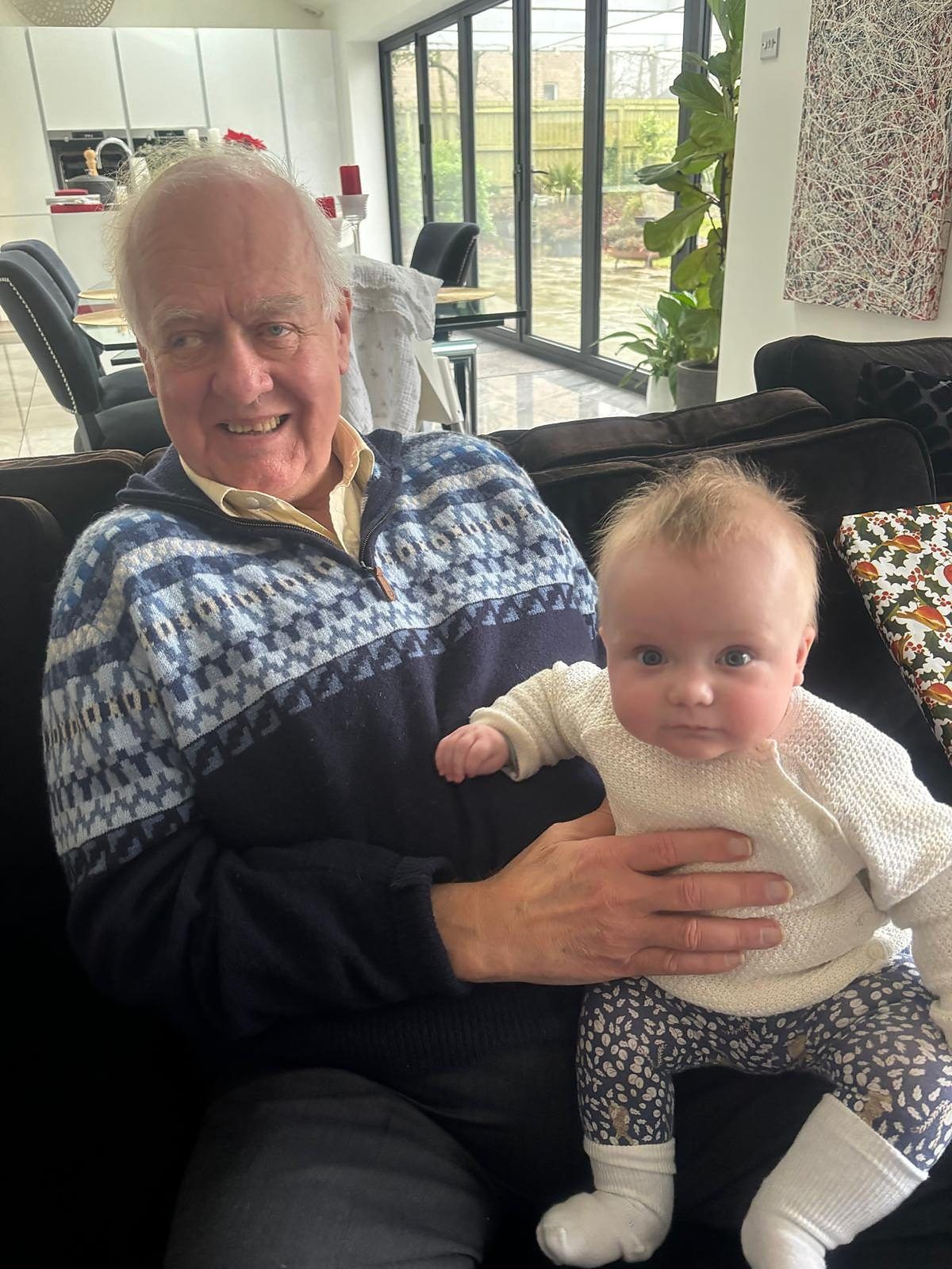 John with his granddaughter, Charlotte